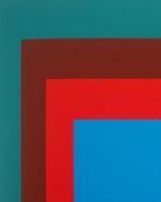 Josef Albers (1888-1976) - Composition cinétique en rouge,