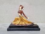 sculptuur, Art deco dancer - bronze - 30 cm - Brons