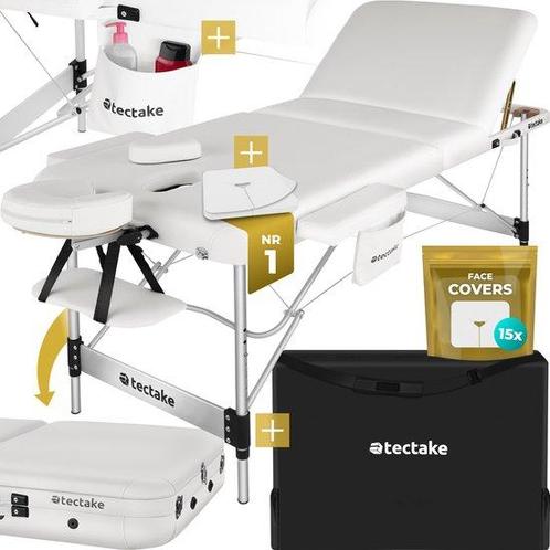 Tweedekans | tectake® 3 Zones massagetafel - Behandeltafel, Sport en Fitness, Massageproducten, Ophalen of Verzenden