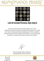 Romeinse Rijk Lote 8 monedas Æ acuñadas entre los siglos III, Postzegels en Munten