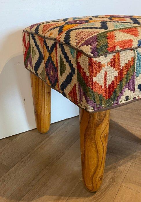 Poef - Hout, Wol, Antiek en Kunst, Curiosa en Brocante