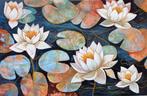 Gala - Water lilies painting - Water threads