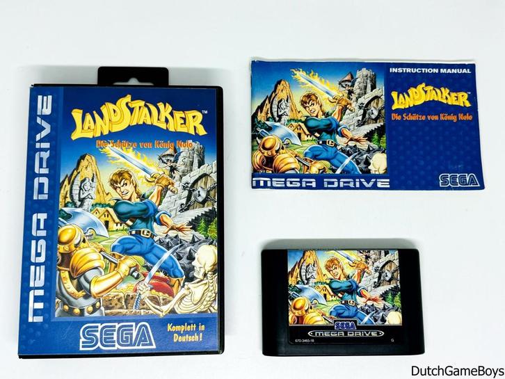 Sega Megadrive - Landstalker - Die Schätze von König Nolo, Games en Spelcomputers, Games | Sega, Gebruikt, Verzenden