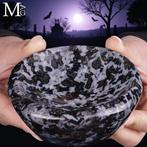 Halloween De Mystic Merlinite Kom in Indigo Gabbro - Hoogte: