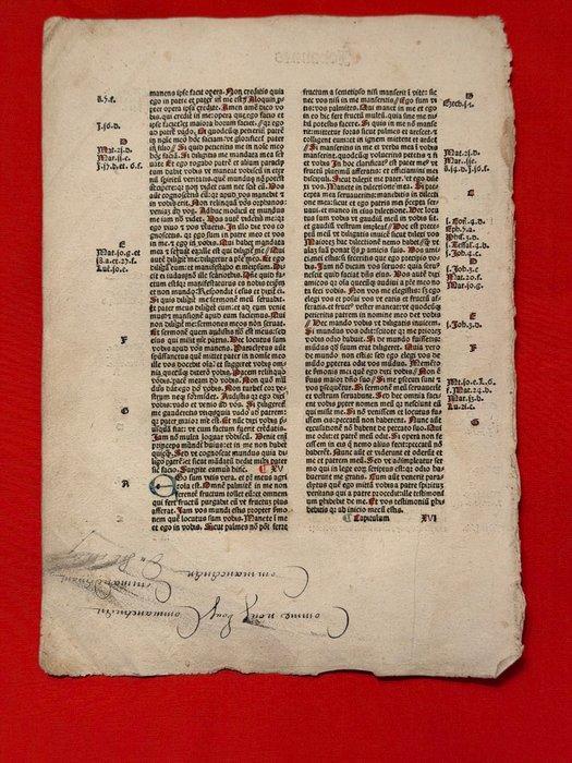 Nicolaus de Lyra - Biblia latina postilis Nicolai de Lyra,, Antiek en Kunst, Antiek | Boeken en Manuscripten