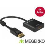 Delock 62607 Adapter DisplayPort 1.2 male > HDMI female 4K, Computers en Software, Verzenden, Nieuw