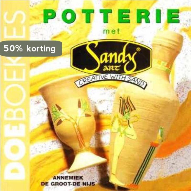 Potterie met Sandy Art / Doeboekjes 9789038415536, Livres, Loisirs & Temps libre, Envoi