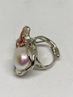 Zonder Minimumprijs - Ring Zilver - 70.00ct. tw. Parel -, Nieuw