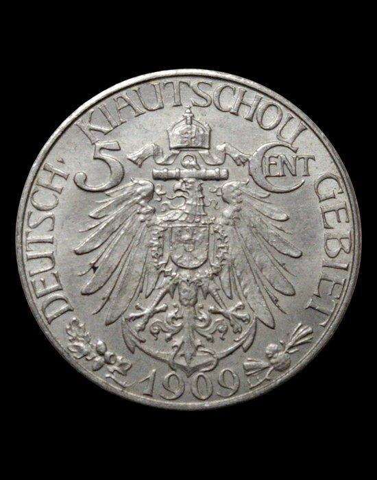 China, Germany Colonies Kiautschou (Kiau Chau) 5 Cents (UNC), Postzegels en Munten, Munten | Azië
