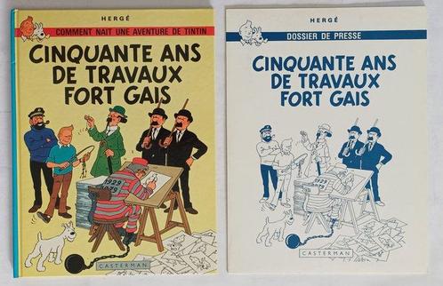 Tintin - Cinquante ans de travaux fort gais - C + Dossier de, Boeken, Stripverhalen