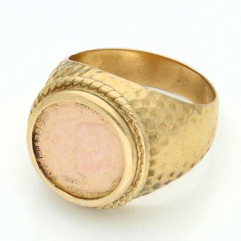 Ring - 18 karaat Geel goud, Handtassen en Accessoires, Ringen