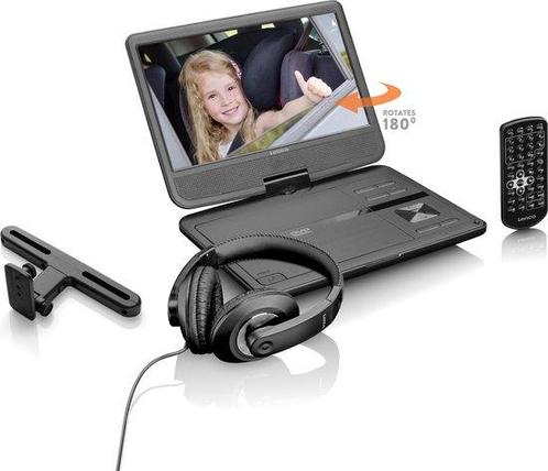 Lenco DVP-1010BK - Portable 10 DVD-speler met USB-hoofdt..., TV, Hi-fi & Vidéo, Lecteurs DVD, Envoi