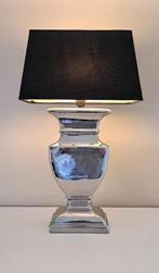 Tafellamp - Verchroomd keramiek - Hoog 69 cm!