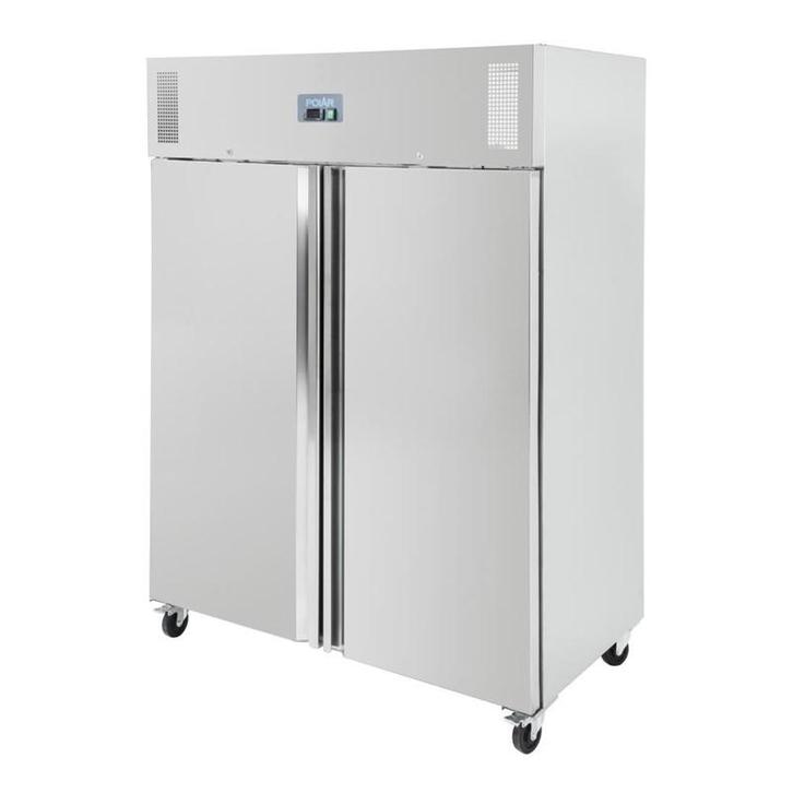 Polar U-serie professionele 2-deurs vriezer RVS 1300 liter, Zakelijke goederen, Horeca | Keukenapparatuur, Koelen en Vriezen, Verzenden
