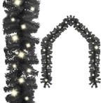 vidaXL Guirlande de Noël avec lumières LED 20 m Noir, Divers, Verzenden, Neuf