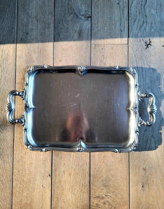 Alessi - Carlo Alessi - Dienblad (5) - Barocco - inox, Antiek en Kunst, Antiek | Keukengerei