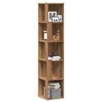 vidaXL Hoekkast 33x33x165 cm bewerkt hout artisanaal, Verzenden, Nieuw
