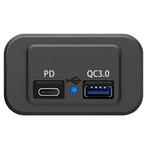 12V USB Autolader 2 Poorten Opbouw - QC3.0 - POUSB-4QC - USB, Nieuw