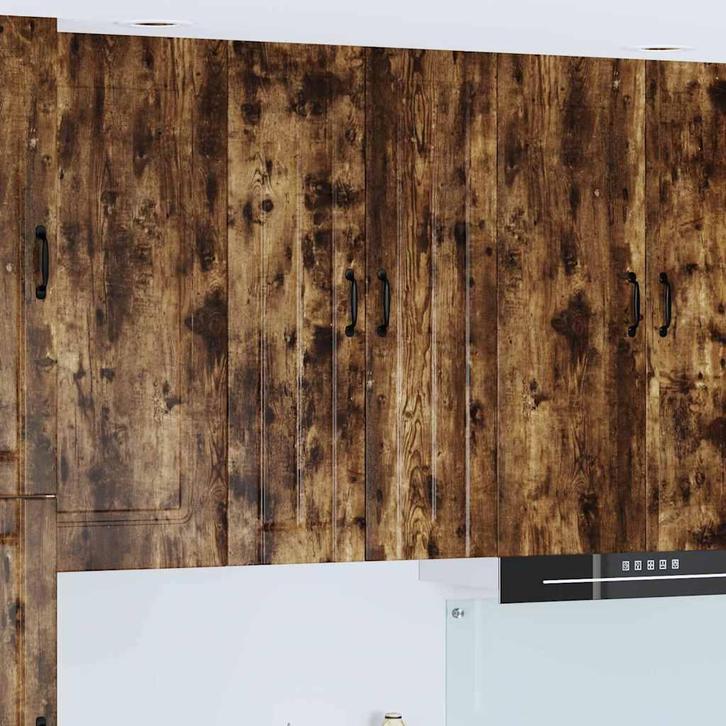 vidaXL Keuken Kast met plank Rook Eiken 60 x 31 x 100 cm, Huis en Inrichting, Kasten | Overige, Nieuw, Verzenden