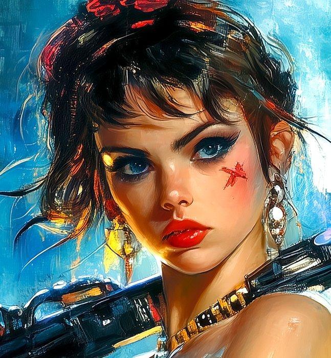 L.A French (1992) - War Game, Antiek en Kunst, Kunst | Designobjecten