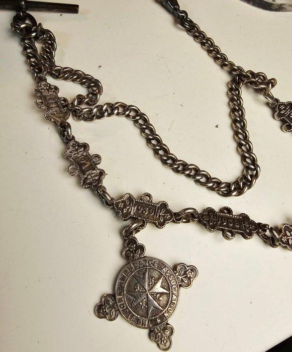 ROBERTS PINKNEY - T Albert chain, Handtassen en Accessoires, Horloges | Heren