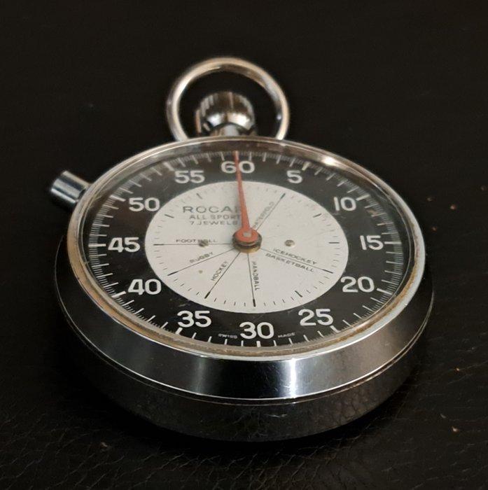 Rocar stopwatch. - All Sport - 1950-1959, Antiek en Kunst, Antiek | Wandborden en Tegels