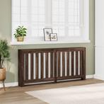 vidaXL Radiatorombouw 175x20x82 cm bewerkt hout bruin, Verzenden, Nieuw