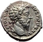 Romeinse Rijk. Marcus Aurelius (AD 161-180). Denarius Very, Postzegels en Munten