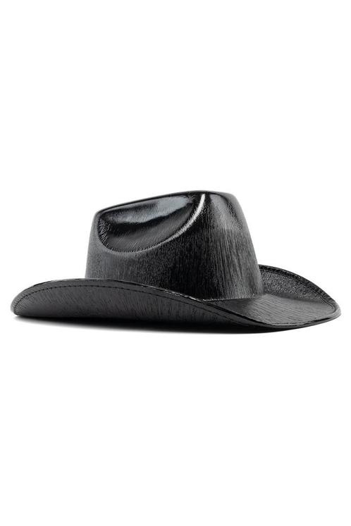Cowboyhoed Strepen Zwart Zwarte Gestreepte Cowboy Western Ho, Kleding | Dames, Carnavalskleding en Feestkleding, Nieuw, Ophalen of Verzenden