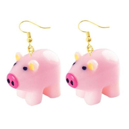 Fako Bijoux® - Oorbellen - Varkentjes - Biggetjes -, Handtassen en Accessoires, Oorbellen, Verzenden