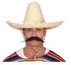 Sombrero Wit 45cm, Hobby en Vrije tijd, Feestartikelen, Verzenden, Nieuw