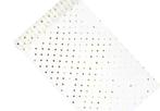 Witte Organza Stof Gouden Stippen 36cm 9m, Hobby en Vrije tijd, Verzenden, Nieuw