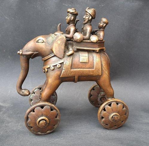 Temple toy - Bronze - Inde - First half 20th century, Antiek en Kunst, Kunst | Niet-Westerse kunst