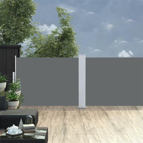 vidaXL Windscherm uittrekbaar 120x1000 cm antraciet, Jardin & Terrasse, Parasols, Envoi