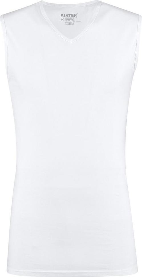 Slater Basic Singlet Wit maat Maat 46 (S) of kleiner Heren, Kleding | Heren, T-shirts, Wit, Nieuw, Maat 46 (S) of kleiner, Verzenden