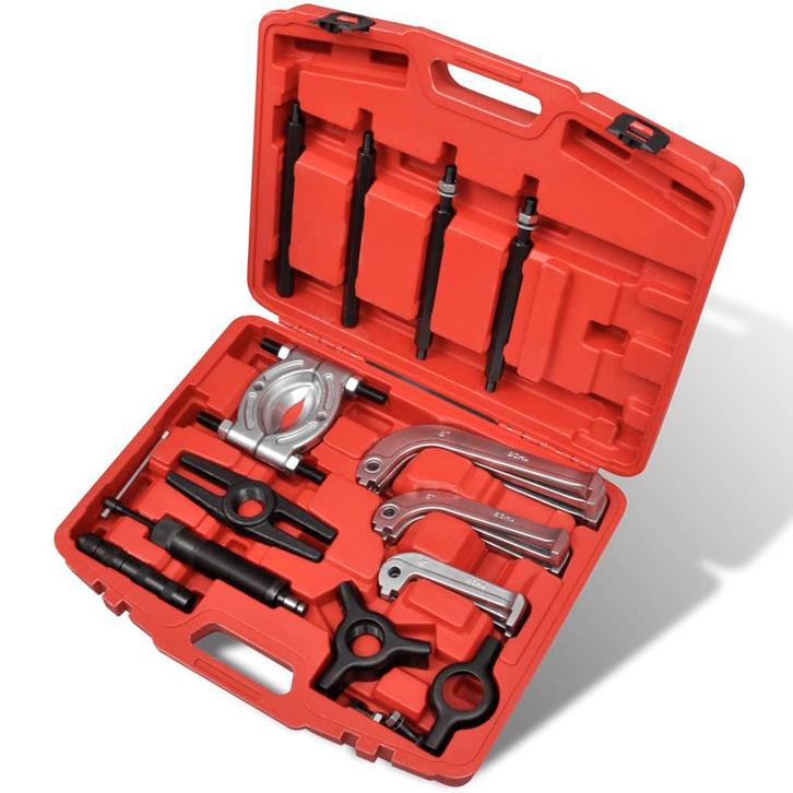 vidaXL Hydraulische Lagertrekker en -afscheider 25 delig, Doe-het-zelf en Bouw, Gereedschap | Handgereedschap, Nieuw, Verzenden