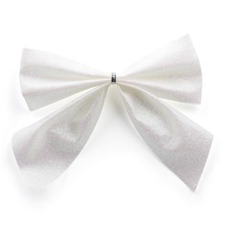 Kerststrik | Decoris | 15 cm | 3 stuks (Wit), Divers, Noël, Envoi