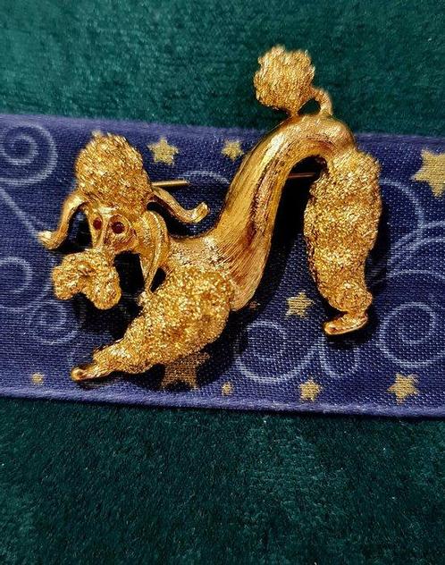 Monet - Plaqué or - Broche - Sans prix de réserve, Antiek en Kunst, Curiosa en Brocante