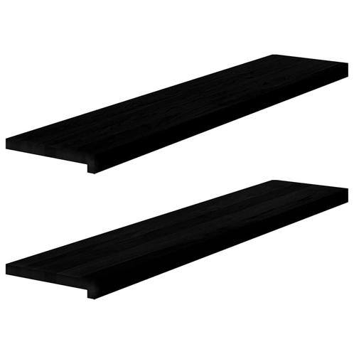 vidaXL Vensterbanken 2 st 120x25x2 cm massief eikenhout, Doe-het-zelf en Bouw, Raamkozijnen en Schuifdeuren, Nieuw, Verzenden