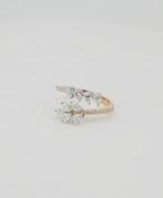 Bague - 18 carats Or jaune - 0.82ct. tw. Diamant (Naturelle), Handtassen en Accessoires, Ringen, Nieuw