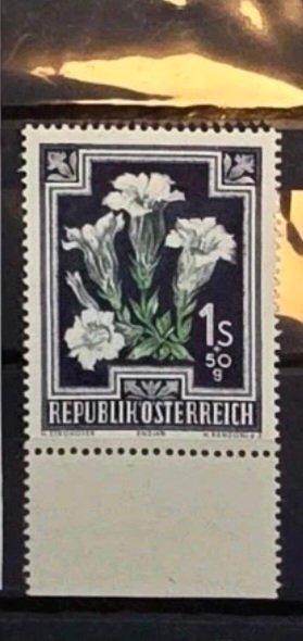 Oostenrijk - Österreich 885 F I Weißer Enzian ANK 1800 euro, Postzegels en Munten, Postzegels | Europa | Oostenrijk