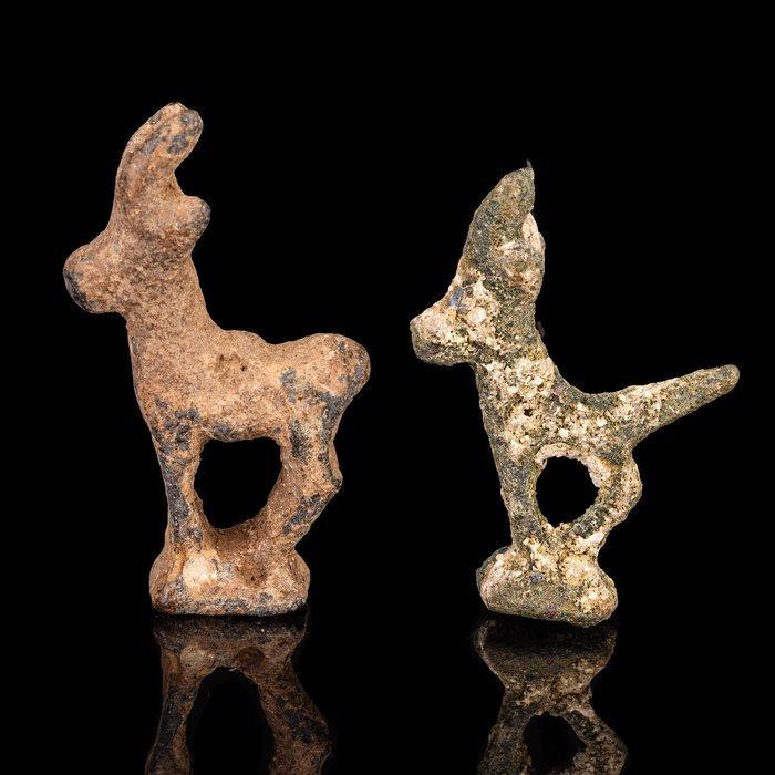 Oud-Romeins Set van bronzen viervoeters (Zonder, Antiek en Kunst, Antiek | Overige Antiek