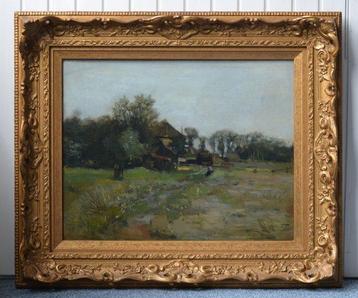 Jacob Dooyewaard (1876-1969) - Een landschap met een