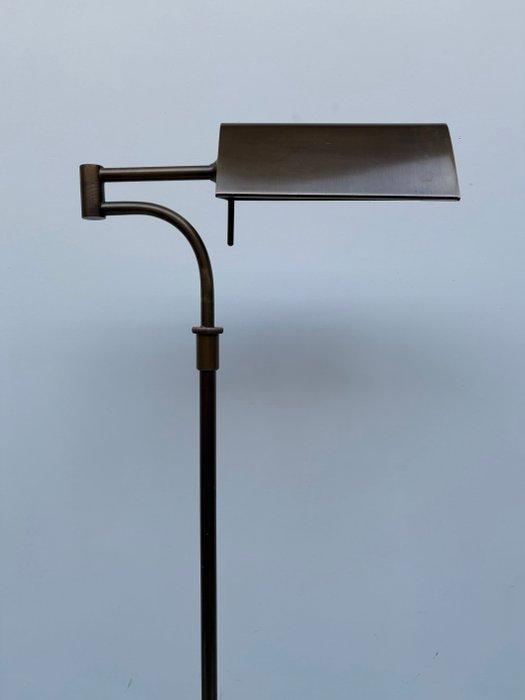 Vloerlamp om te lezen - Messing - Zwenkbare Leeslamp, Antiek en Kunst, Kunst | Designobjecten