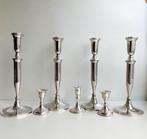 Kandelaar (7) - Verzilverd, nikkelplated - Zilverkleurige