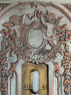 Thermometer - Verzilverde kopergravure , romantische scène, Antiek en Kunst