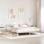 vidaXL Bedframe zonder matras massief grenenhout 200x200 cm, Verzenden, Nieuw