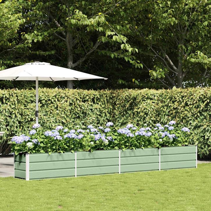 vidaXL Plantenbak Pastelgroen 480 x 50 x 45 cm Gegevens, Tuin en Terras, Bloempotten, Nieuw, Verzenden