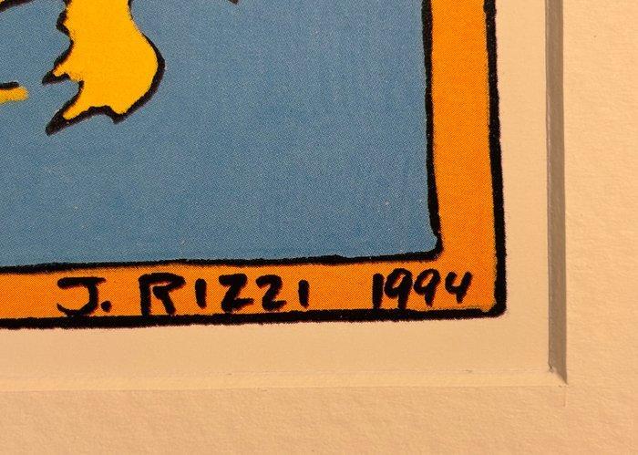 James Rizzi (1950-2011) - Come Fly with Me, Antiek en Kunst, Antiek | Overige Antiek