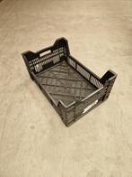 Kunststof krat 600x400x240mm zwart geperforeerd gebruikt, Ophalen of Verzenden